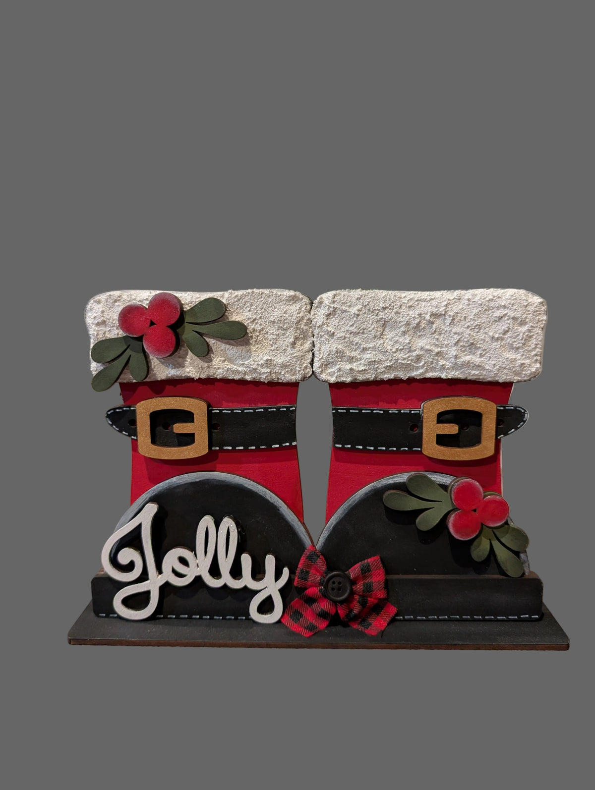 Santa Boots Christmas Decor