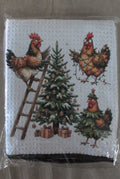 Christmas Chicken Kitchen Towel