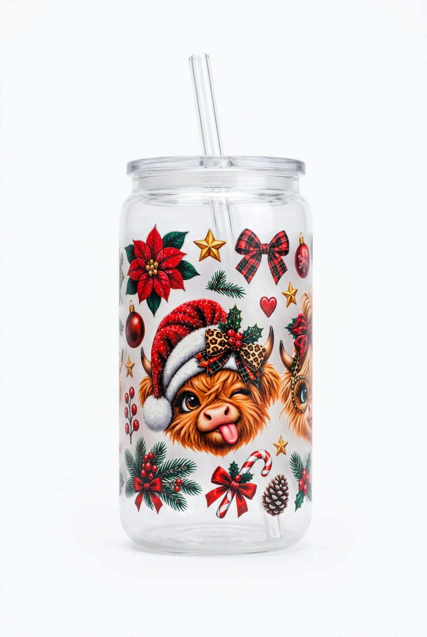 16 oz Acrylic Christmas Tumbler