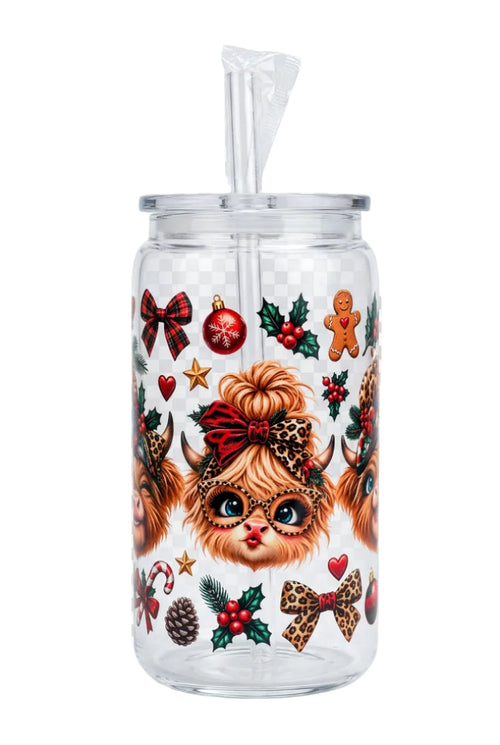 16 oz Acrylic Christmas Tumbler