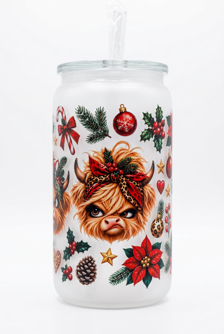 16 oz Acrylic Christmas Tumbler