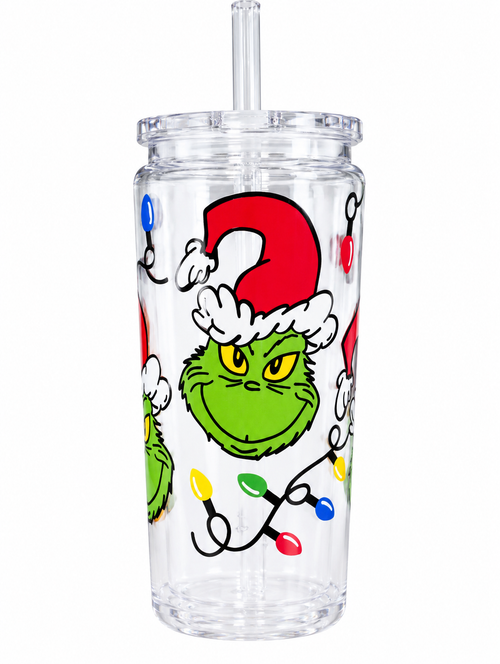 16 oz Acrylic Christmas Tumbler