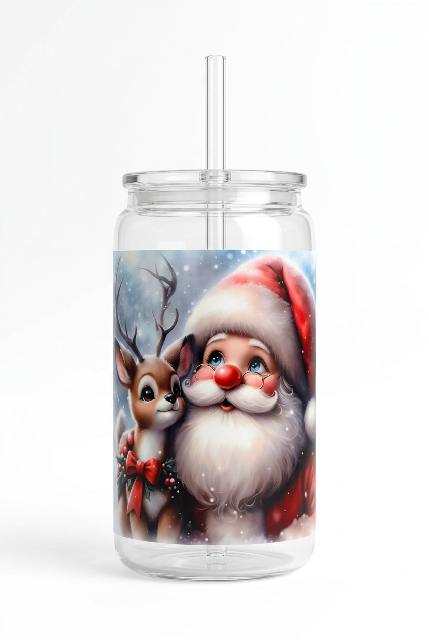 16 oz Acrylic Christmas Tumbler