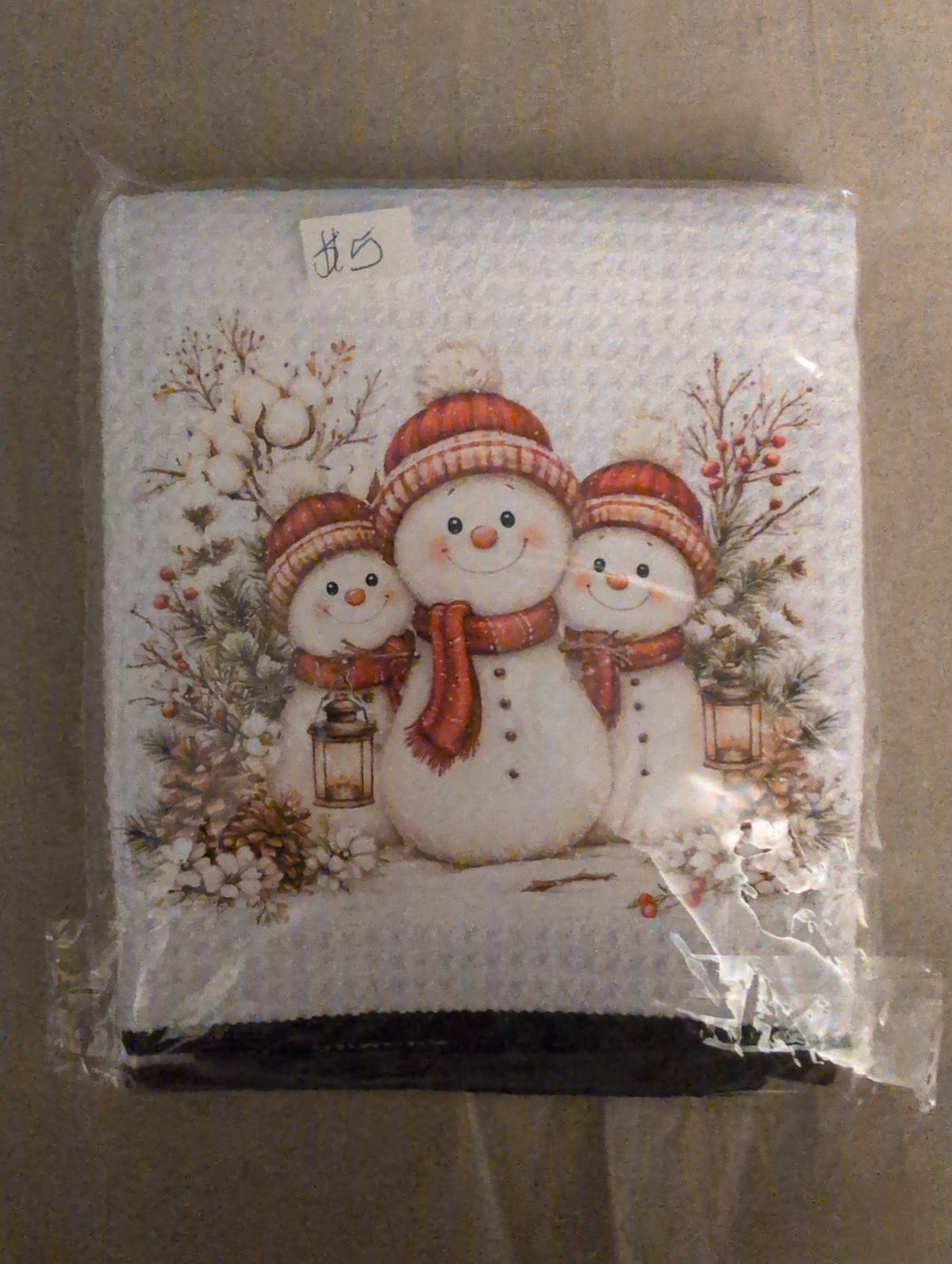Snowman Kitchen Towel
