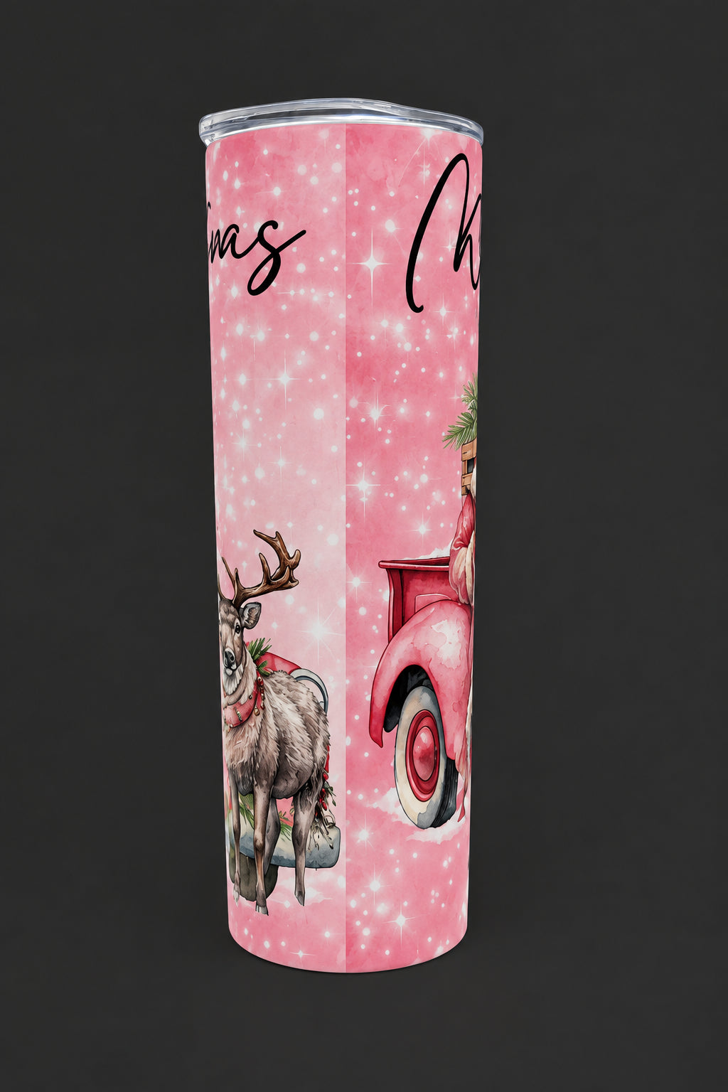 20 oz Stainless Steel Christmas Tumbler