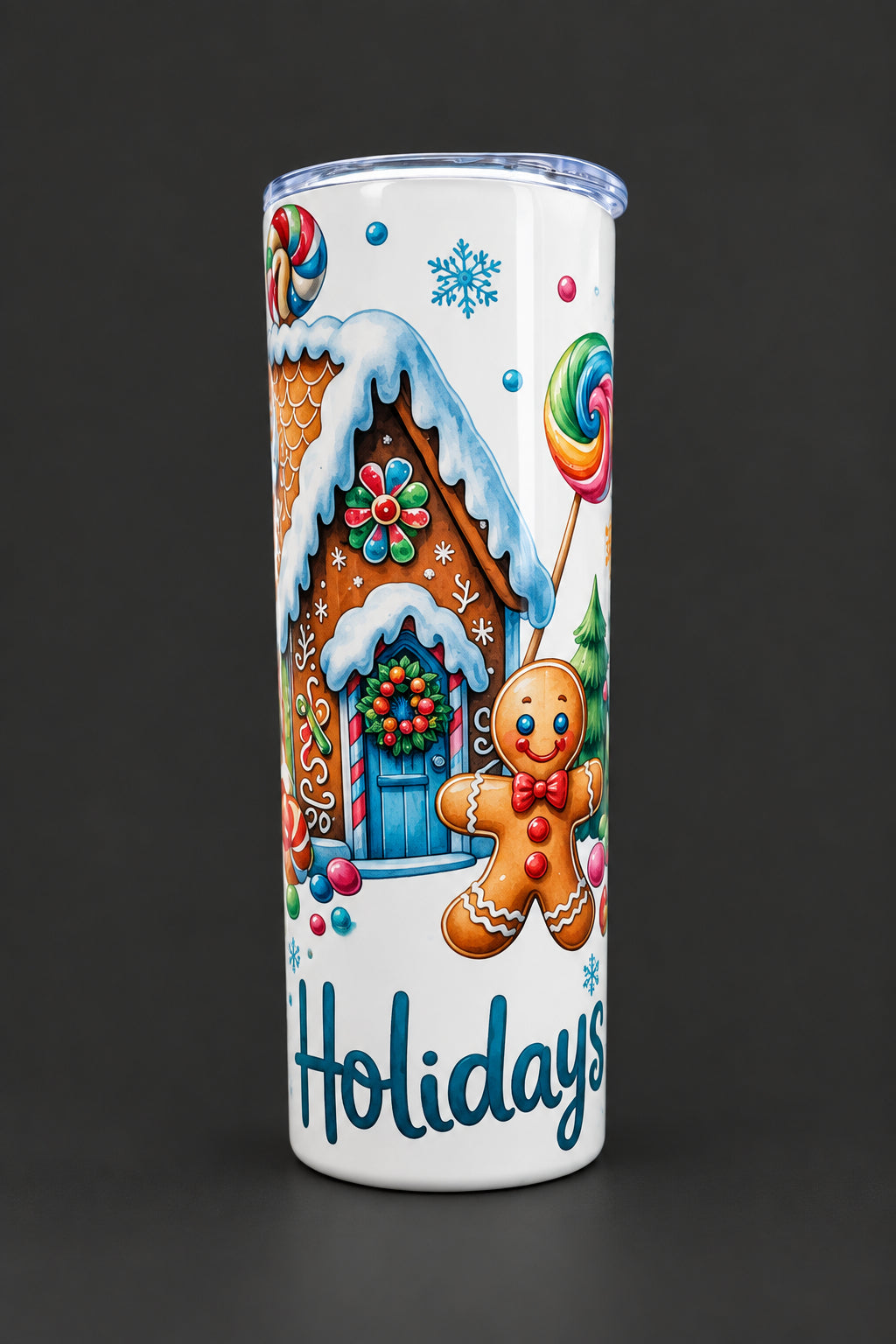 20 oz Stainless Steel Christmas Tumbler