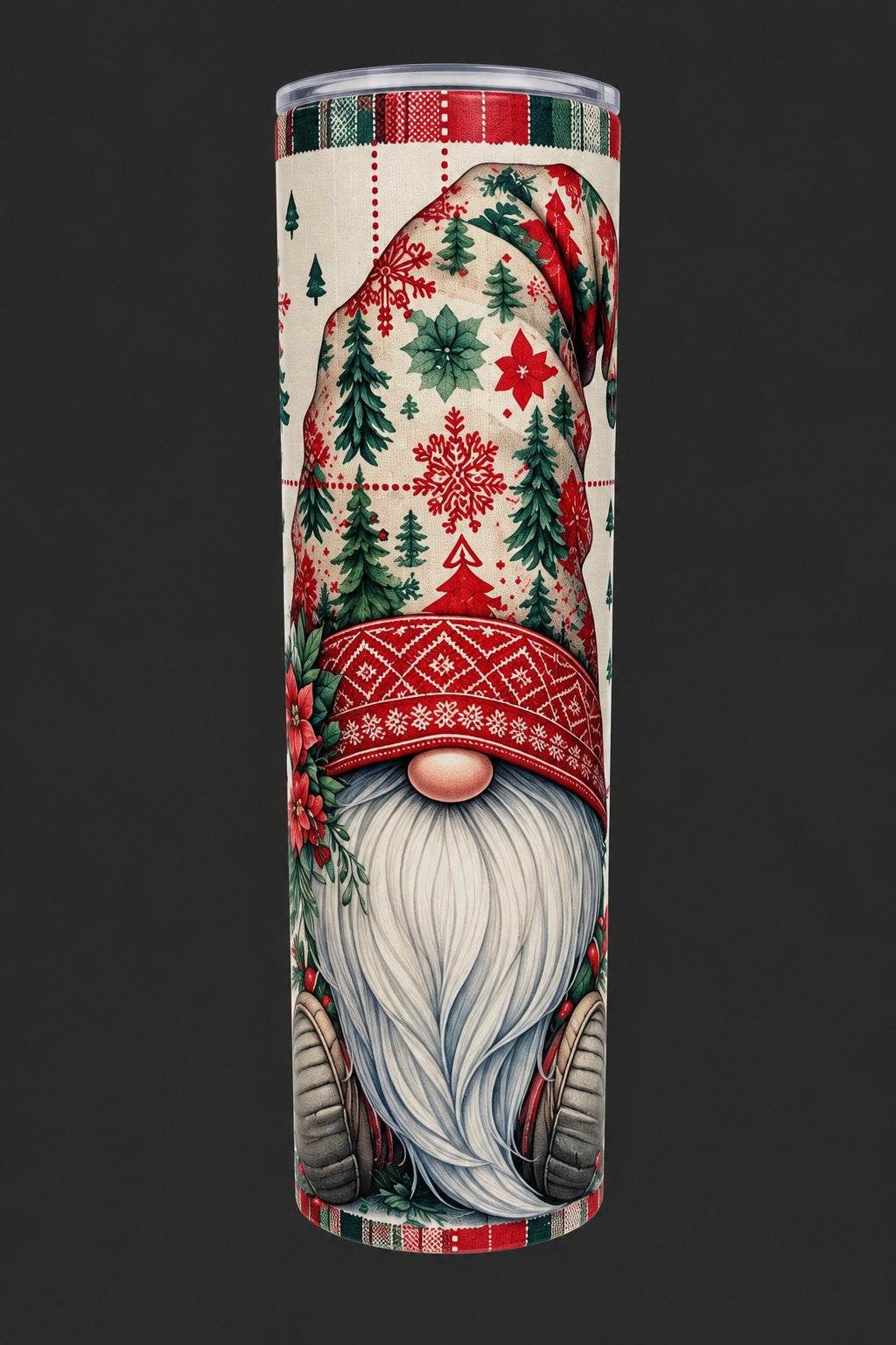 20 oz Stainless Steel Christmas Tumbler