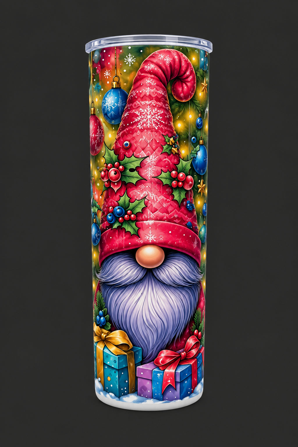 20 oz Stainless Steel Christmas Tumbler