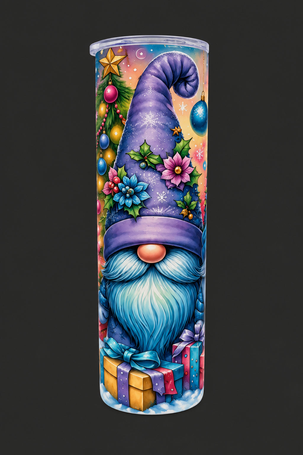 20 oz Stainless Steel Christmas Tumbler