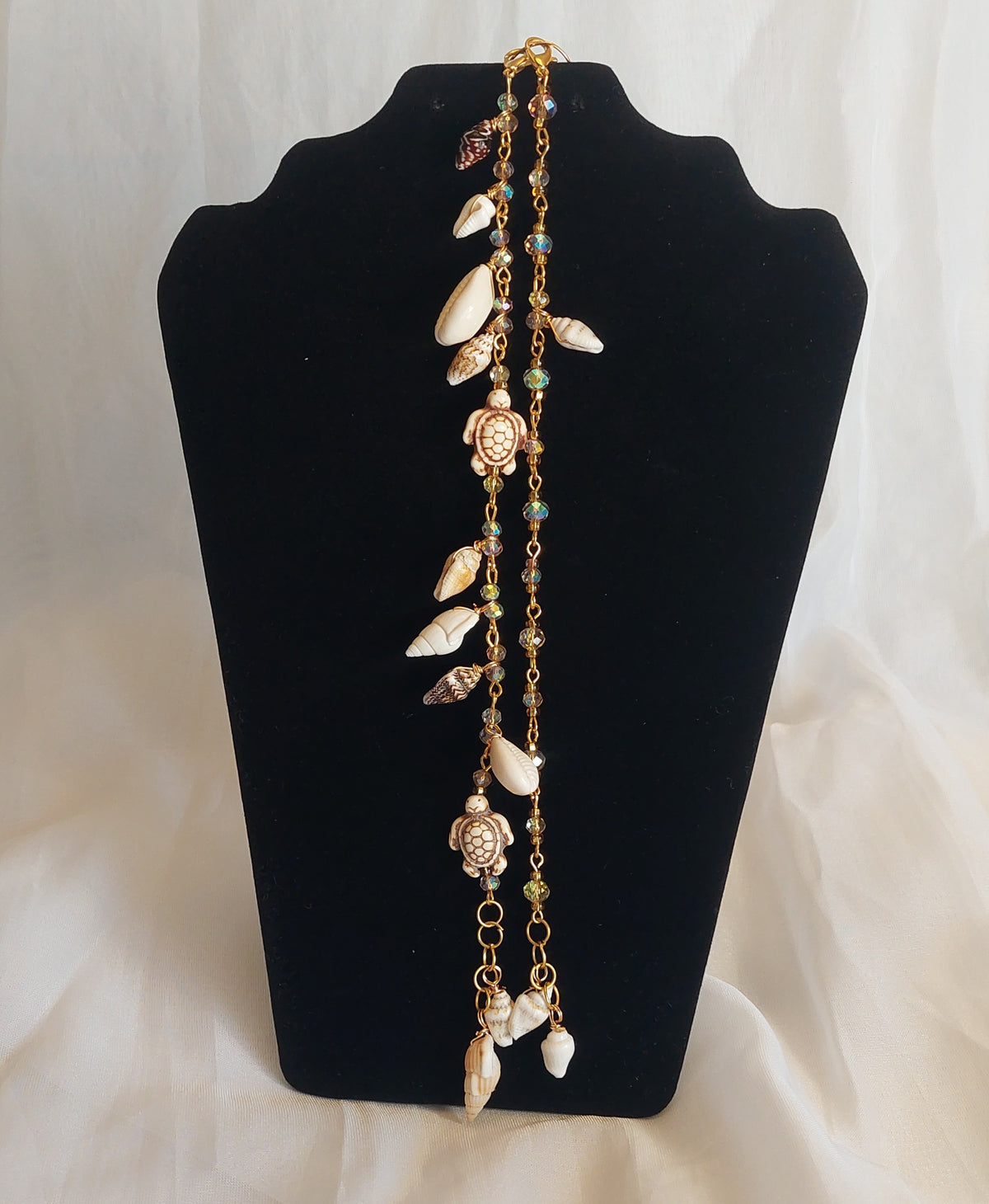 2 stacking seashell bracelet
