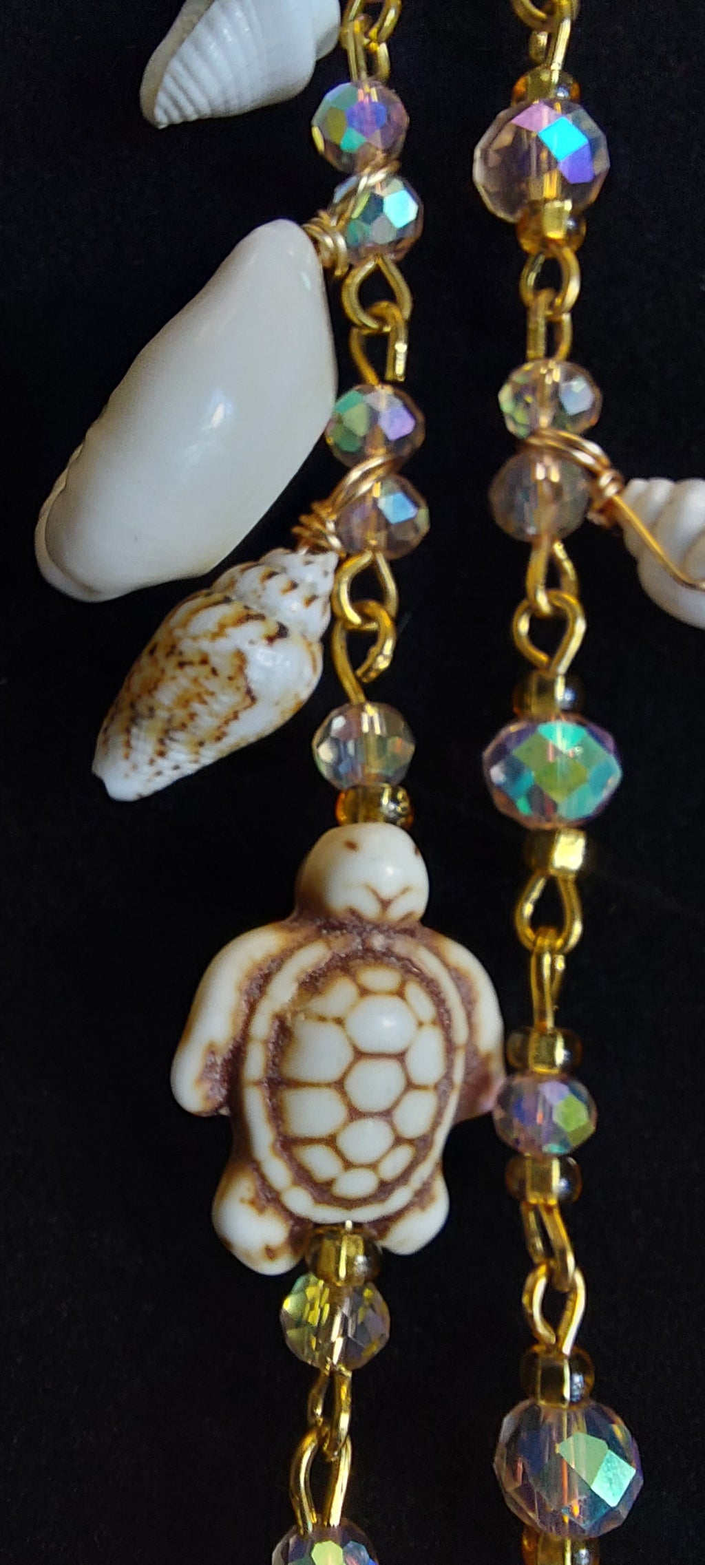 2 stacking seashell bracelet