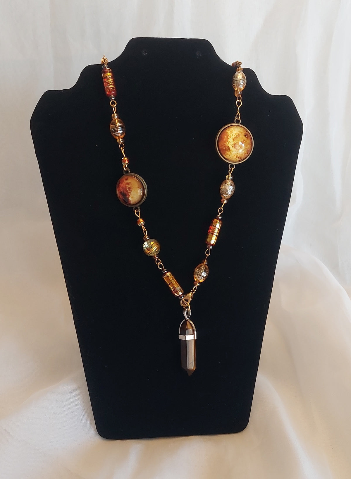 Tigers eye pendulum