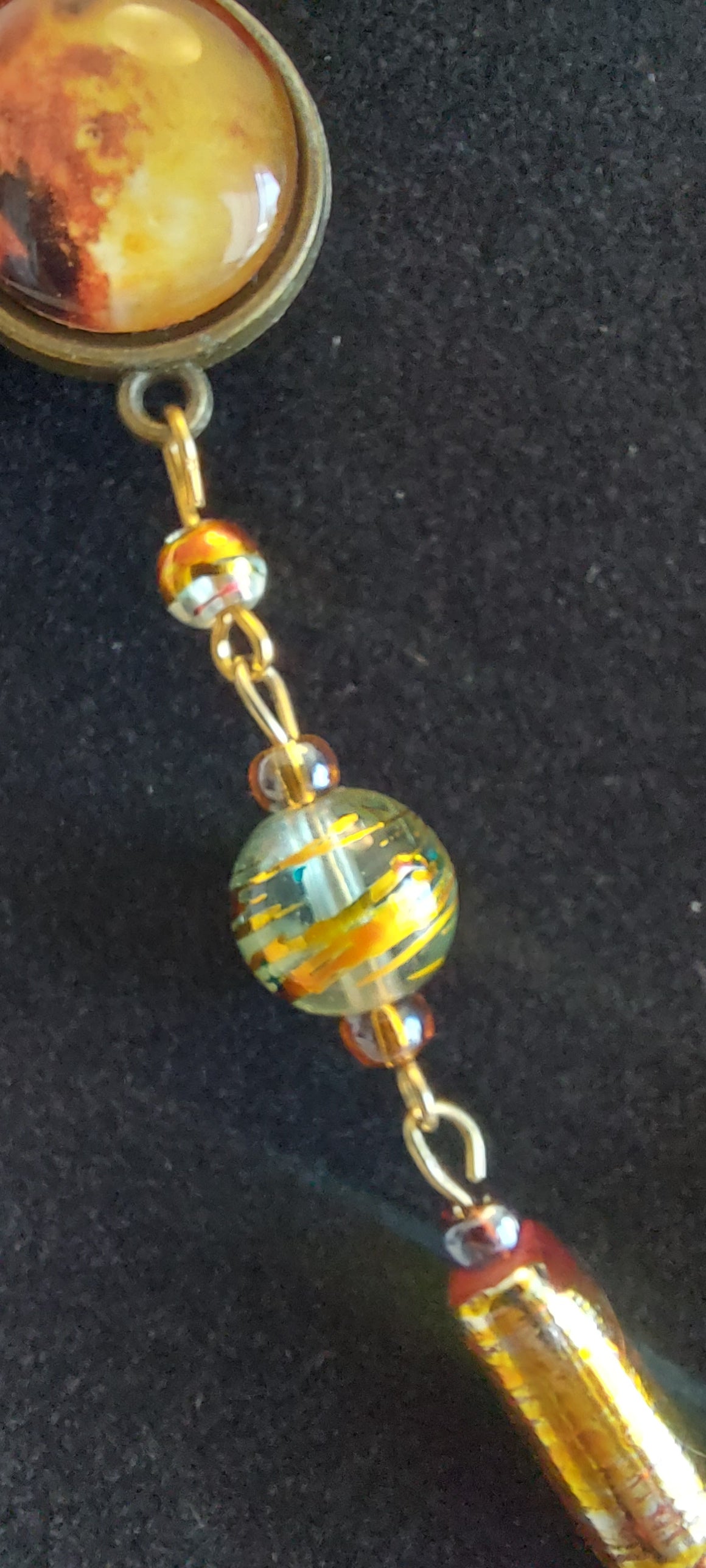Tigers eye pendulum