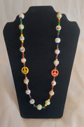 Peace sign necklace