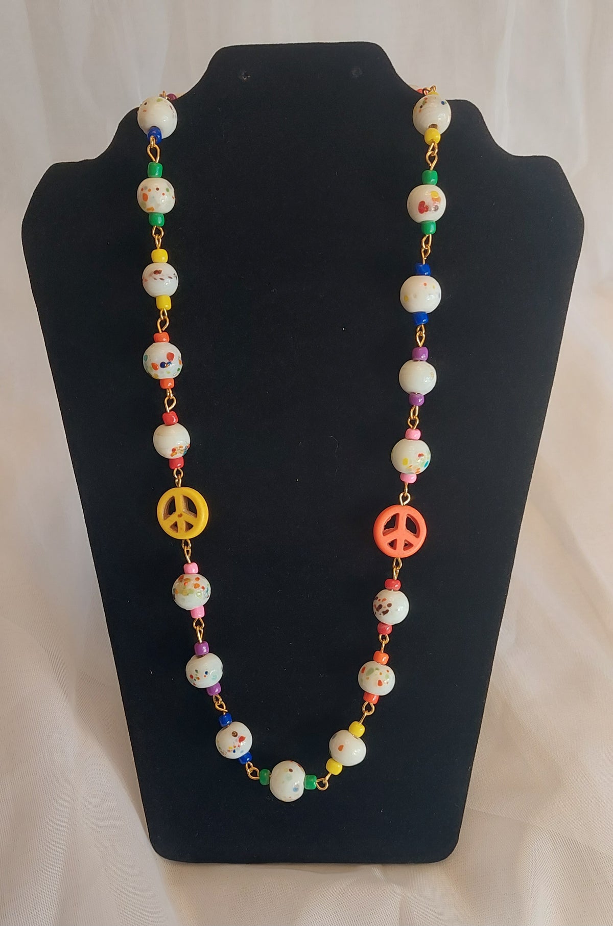 Peace sign necklace