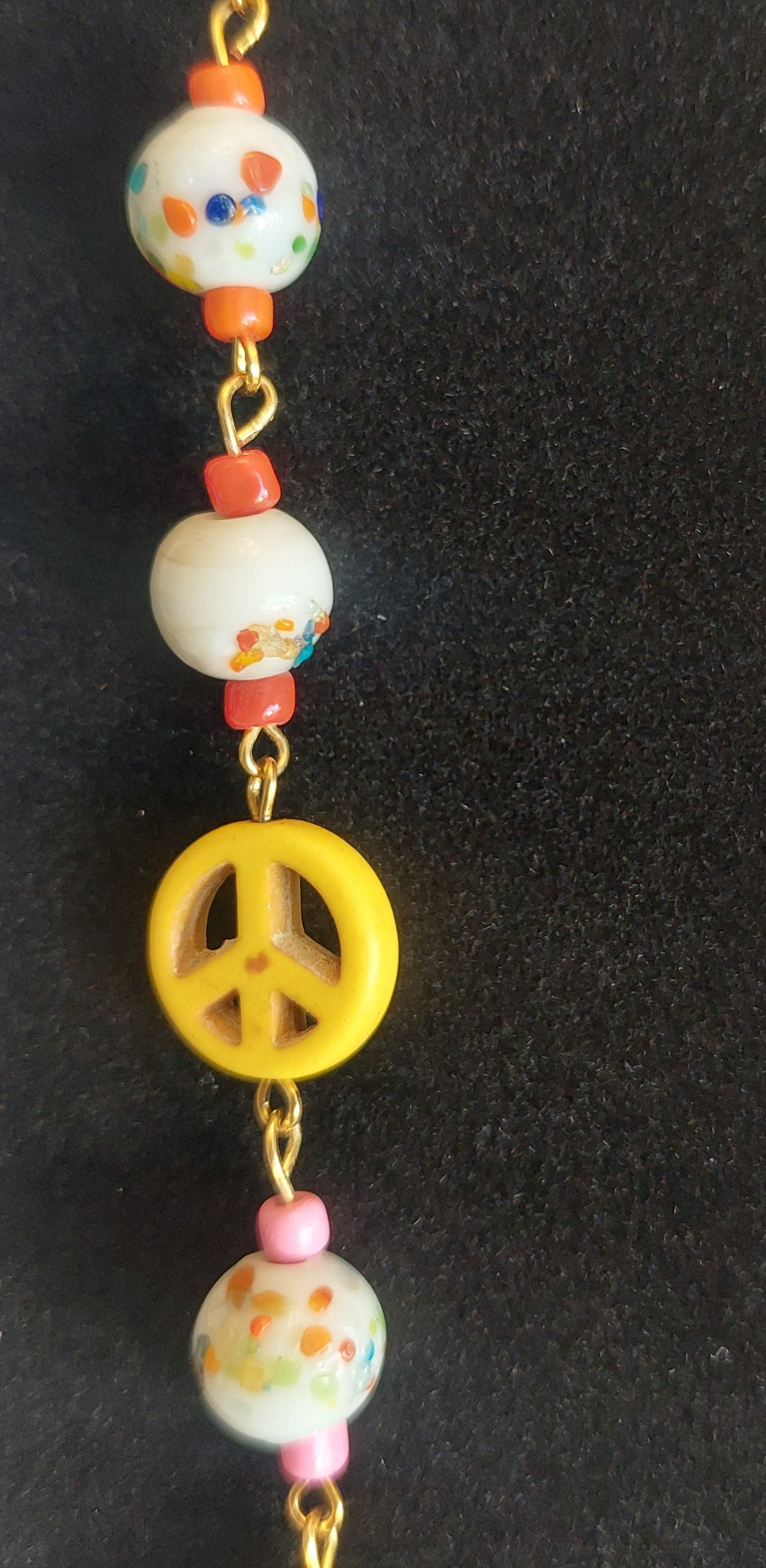 Peace sign necklace