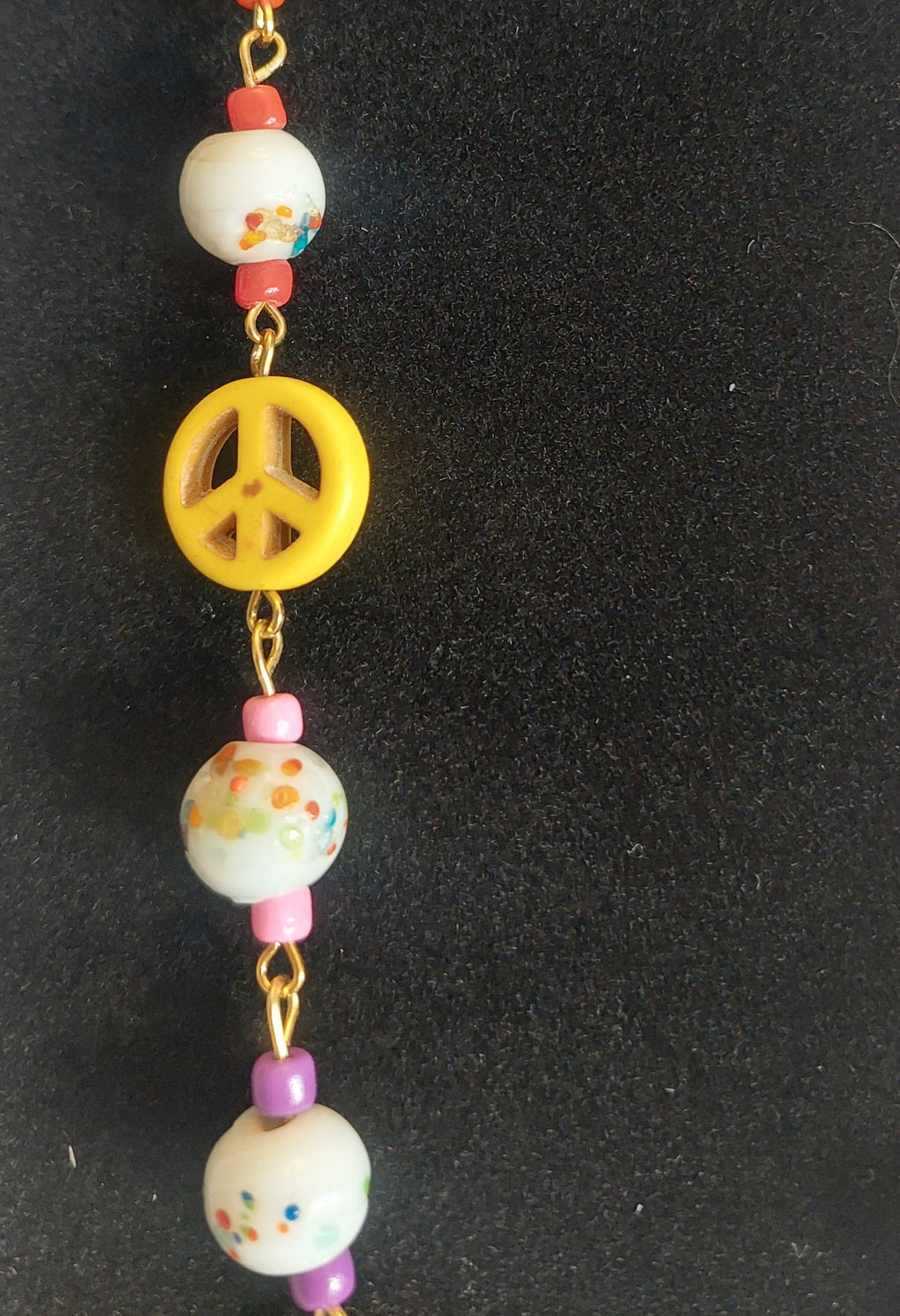 Peace sign necklace