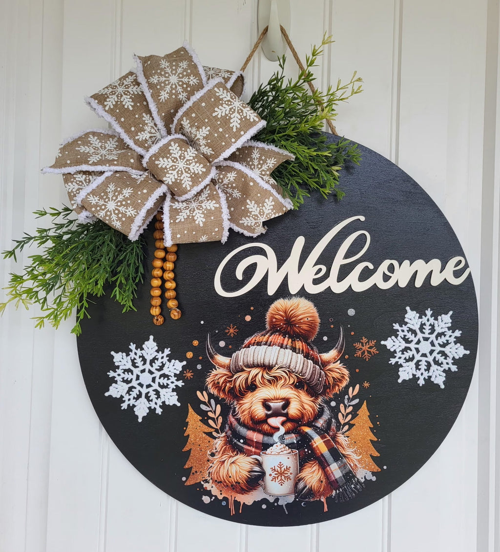Winter Door Hangers