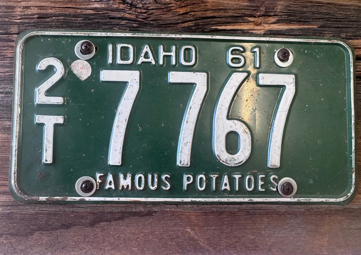 Idaho Plate & Aspen Leaf