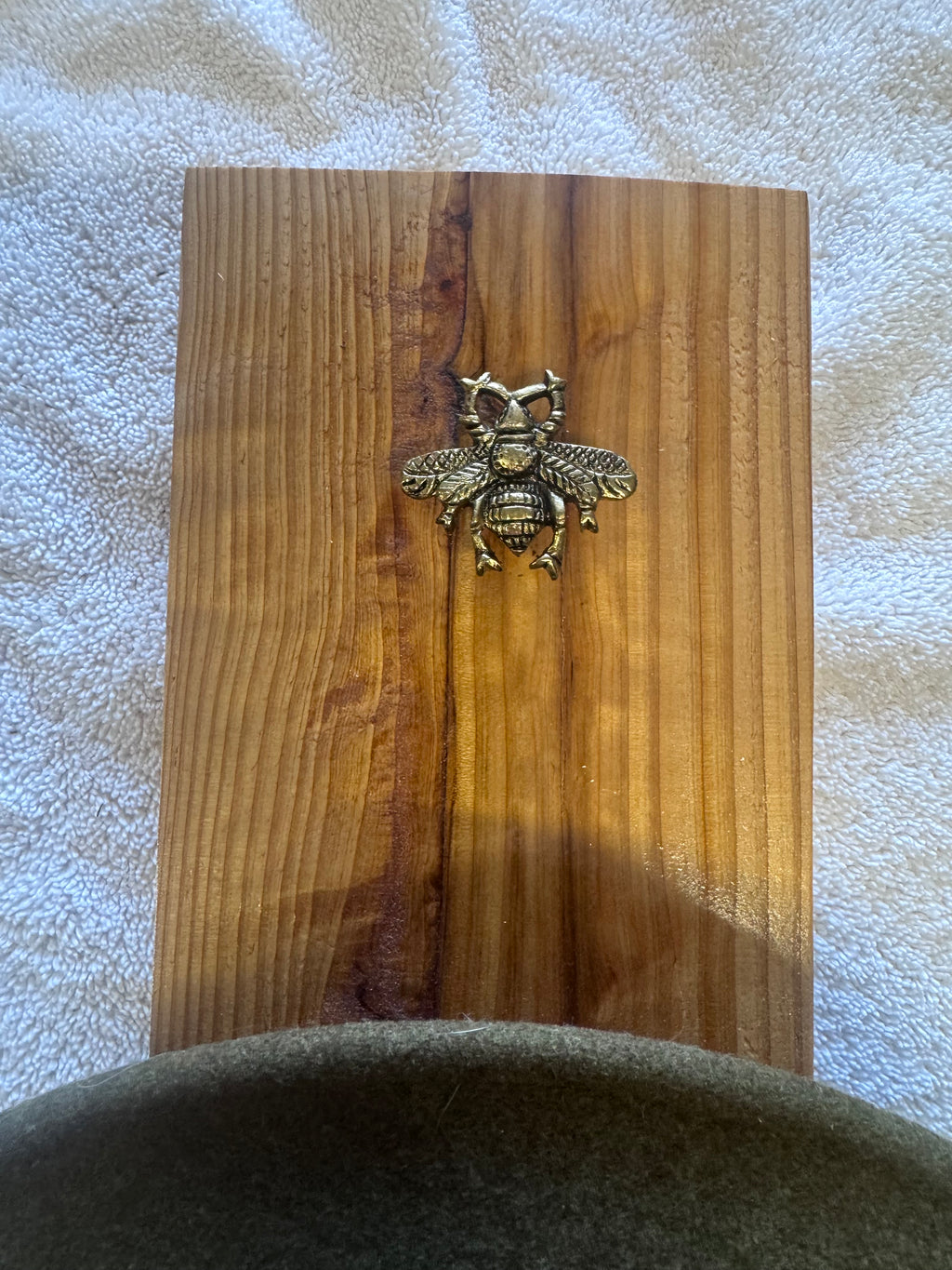 Upcycle Honey Bee Hat Rack!