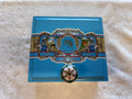 Baby blue cigar box - jewelry/keepsake box