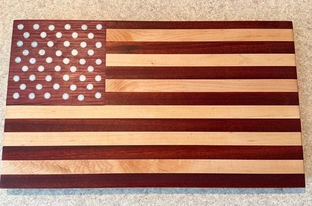 American Flag Cutting Board