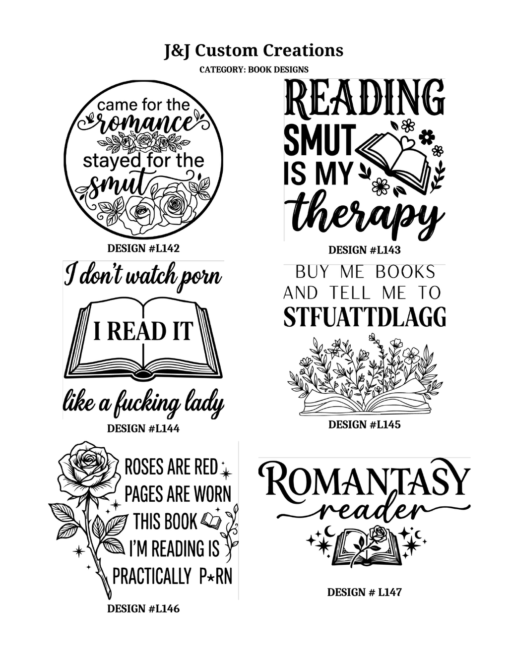 Book Laser Engraved Cutting Boards – Choose Your Design