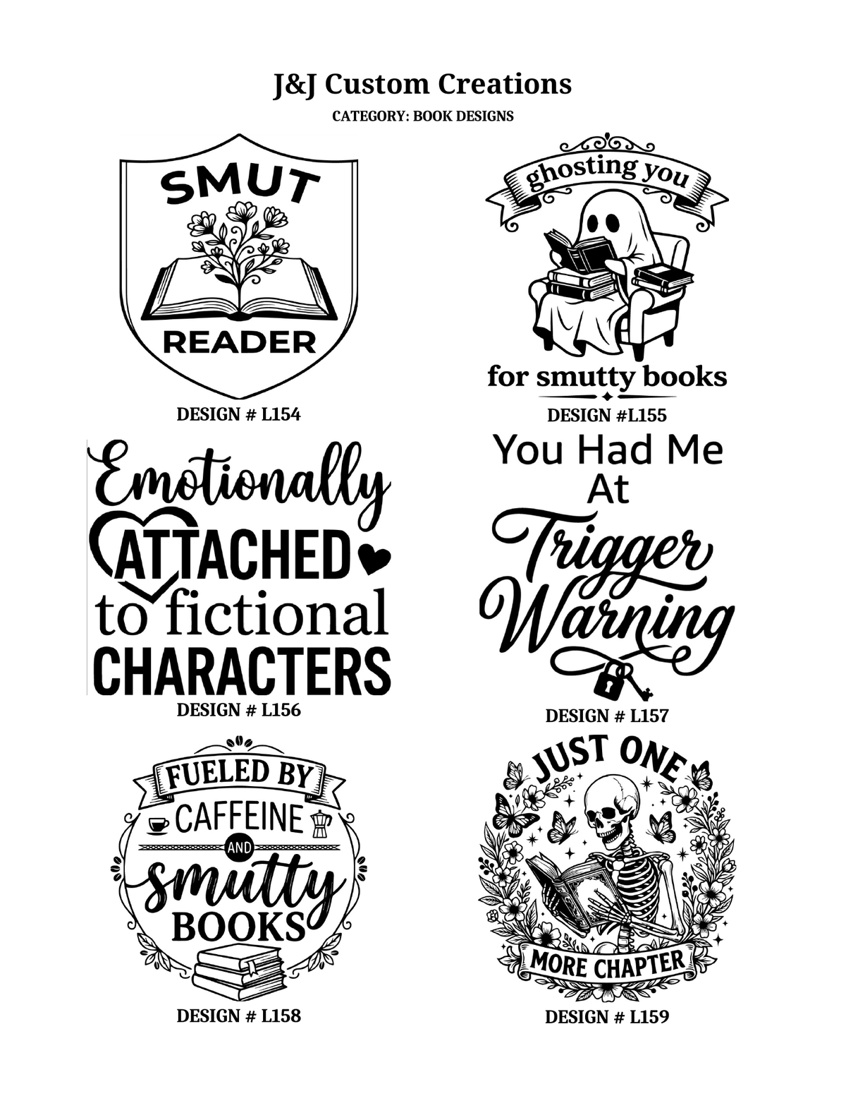 Book Laser Engraved Cutting Boards – Choose Your Design