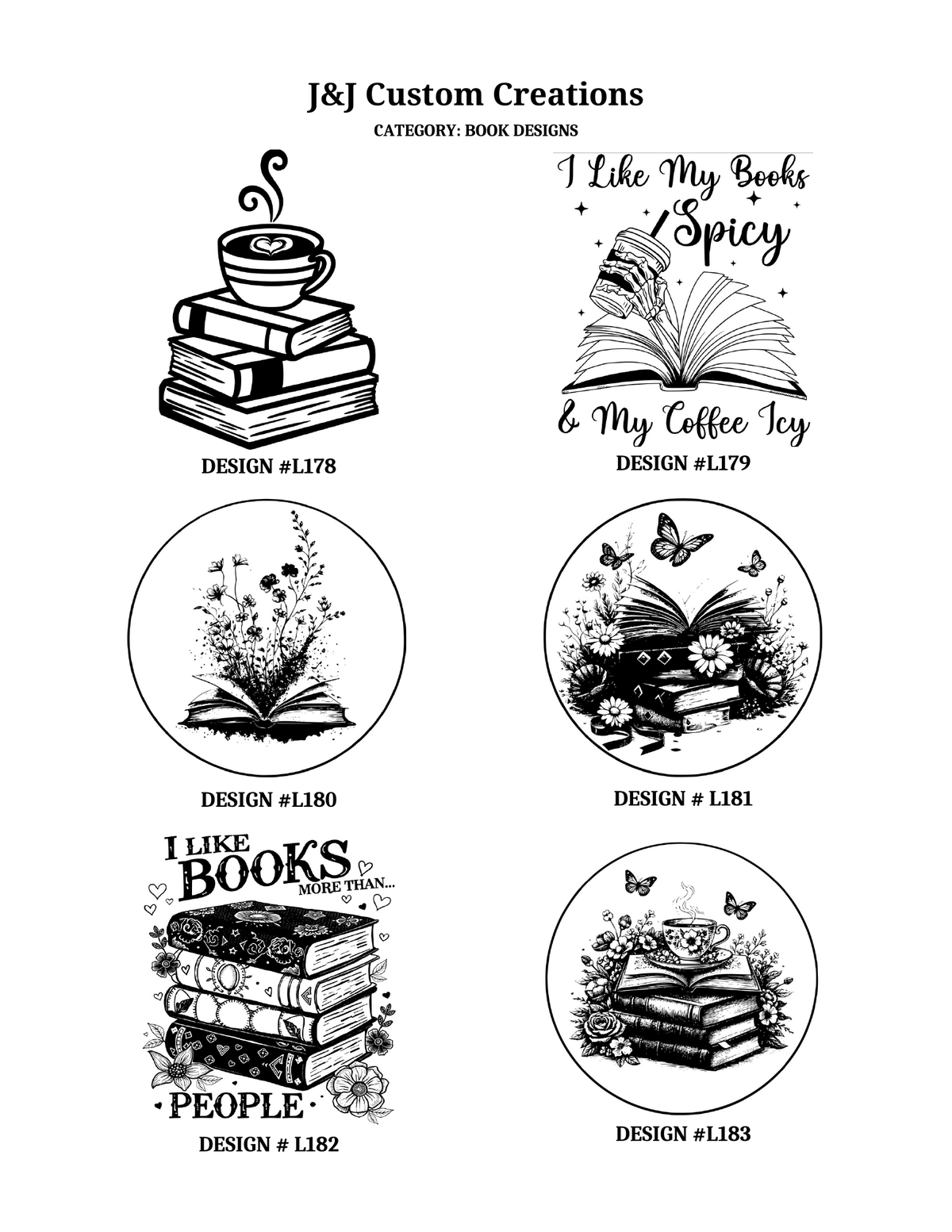 Book Laser Engraved Cutting Boards – Choose Your Design