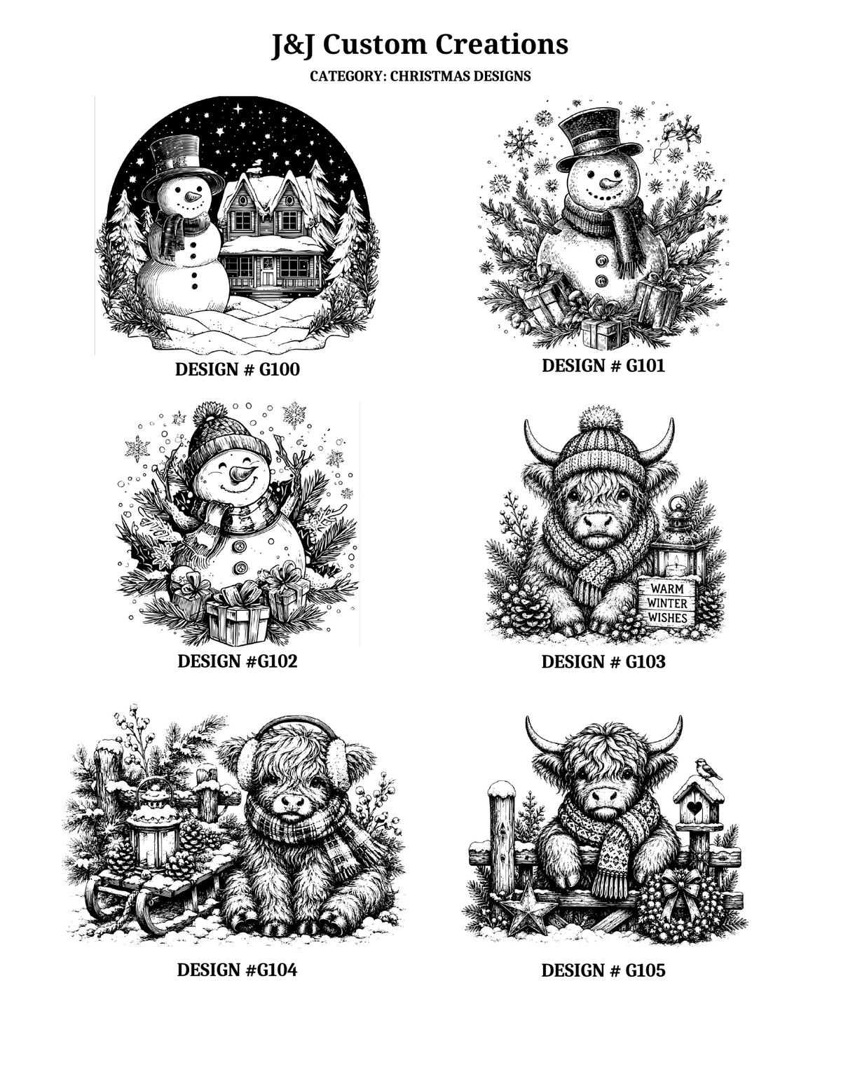Christmas Laser Engraved Cutting Boards – Choose Your Design