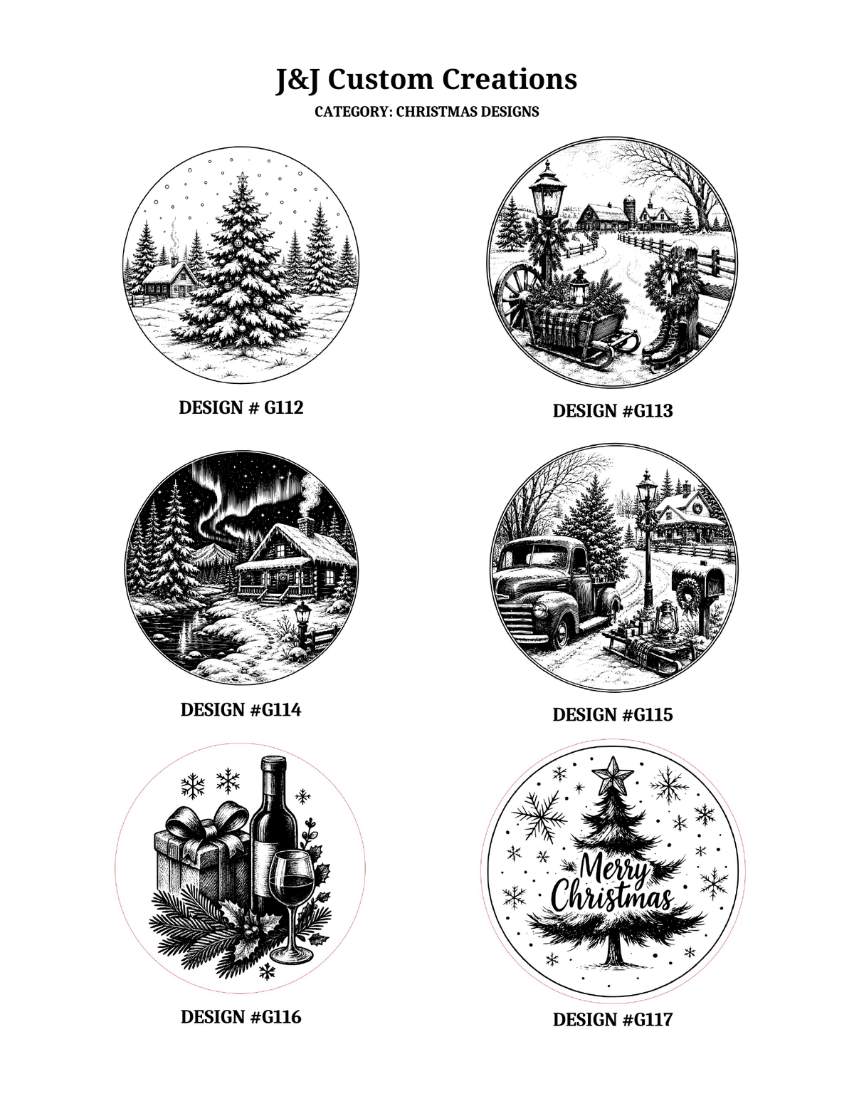 Christmas Laser Engraved Cutting Boards – Choose Your Design