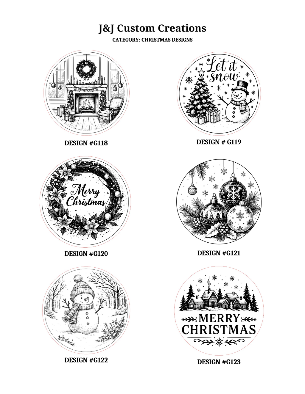 Christmas Laser Engraved Cutting Boards – Choose Your Design