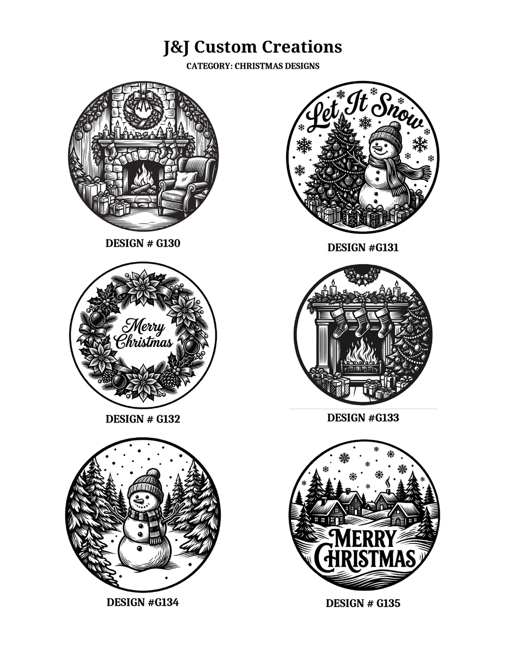 Christmas Laser Engraved Cutting Boards – Choose Your Design