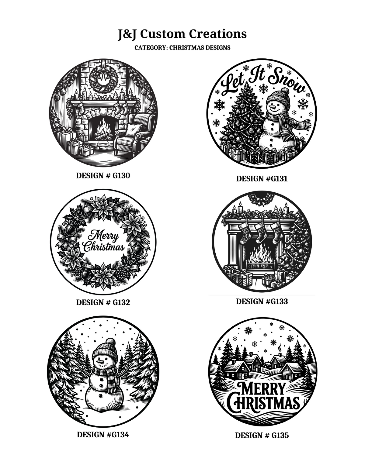 Christmas Laser Engraved Cutting Boards – Choose Your Design
