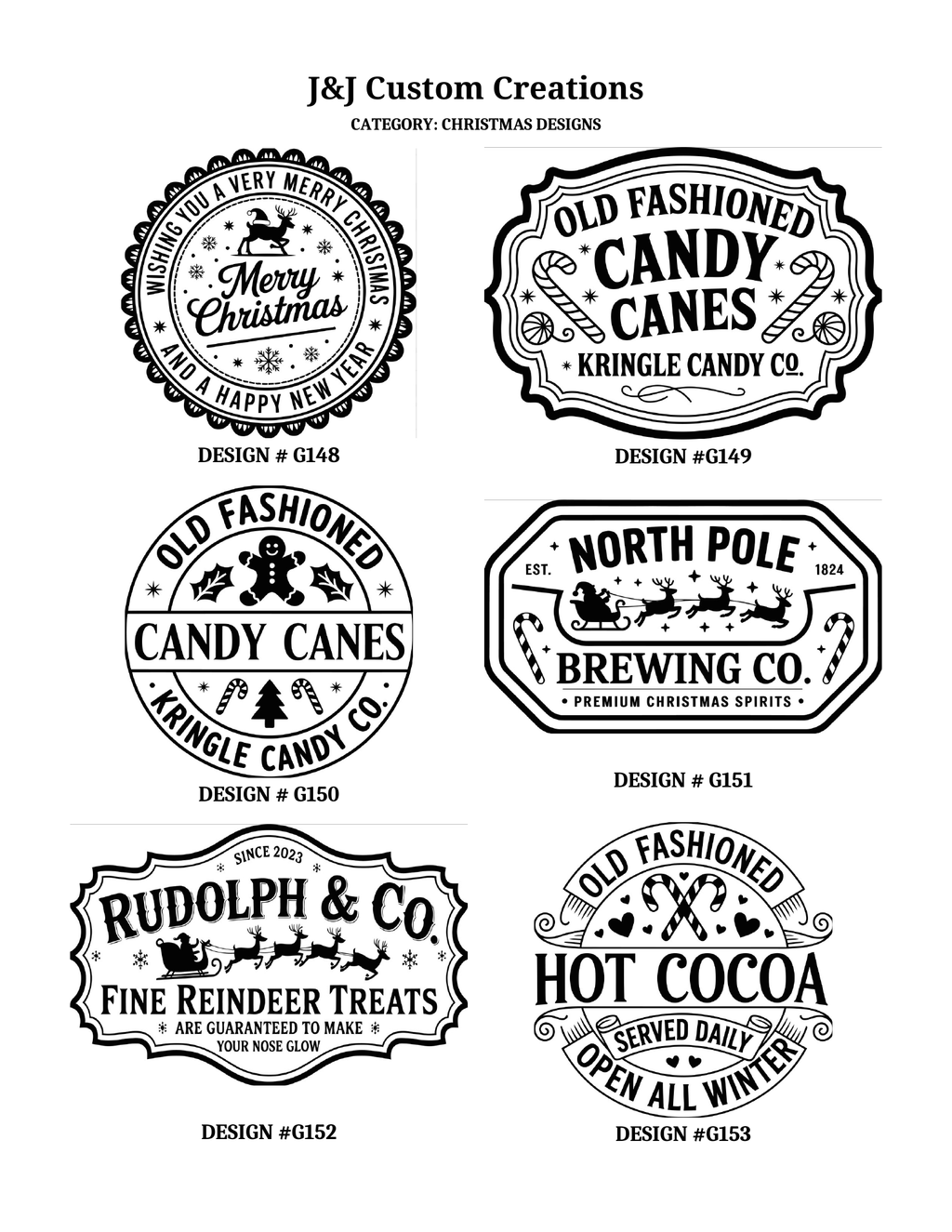 Christmas Laser Engraved Cutting Boards – Choose Your Design