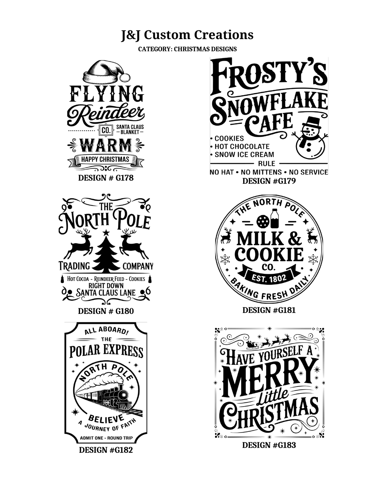Christmas Laser Engraved Cutting Boards – Choose Your Design
