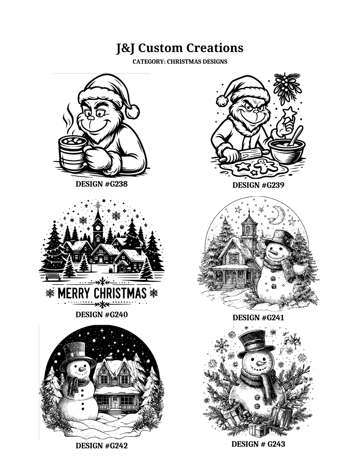 Christmas Laser Engraved Cutting Boards – Choose Your Design