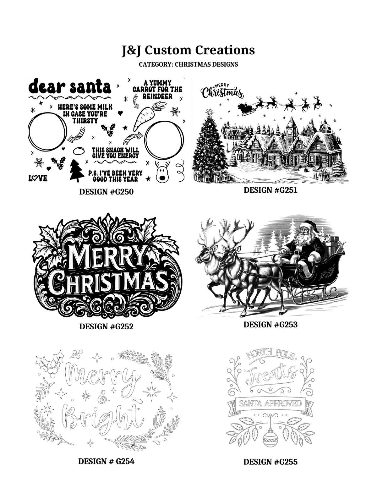Christmas Laser Engraved Cutting Boards – Choose Your Design