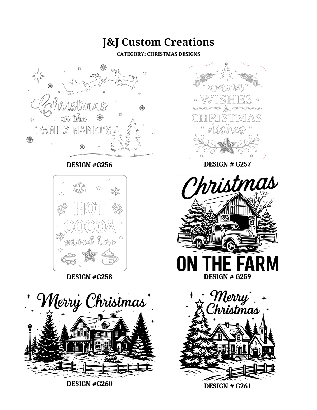 Christmas Laser Engraved Cutting Boards – Choose Your Design