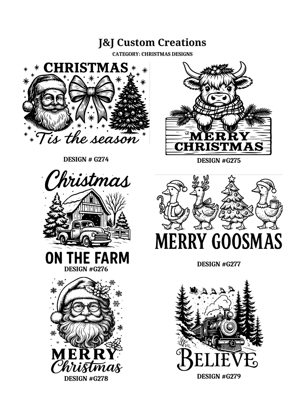 Christmas Laser Engraved Cutting Boards – Choose Your Design