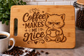 Coffee Laser Engraved Cutting Boards – Choose Your Design