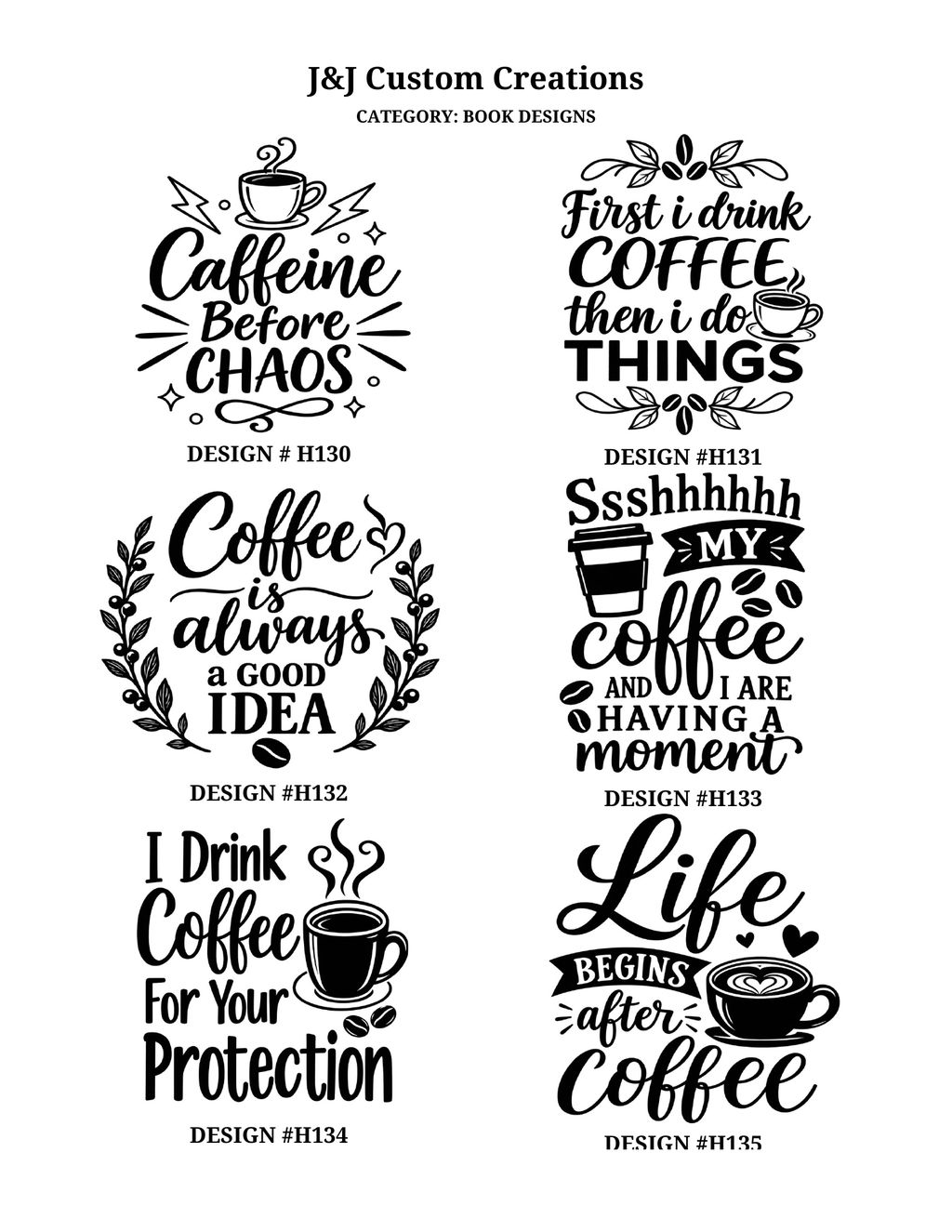 Coffee Laser Engraved Cutting Boards – Choose Your Design