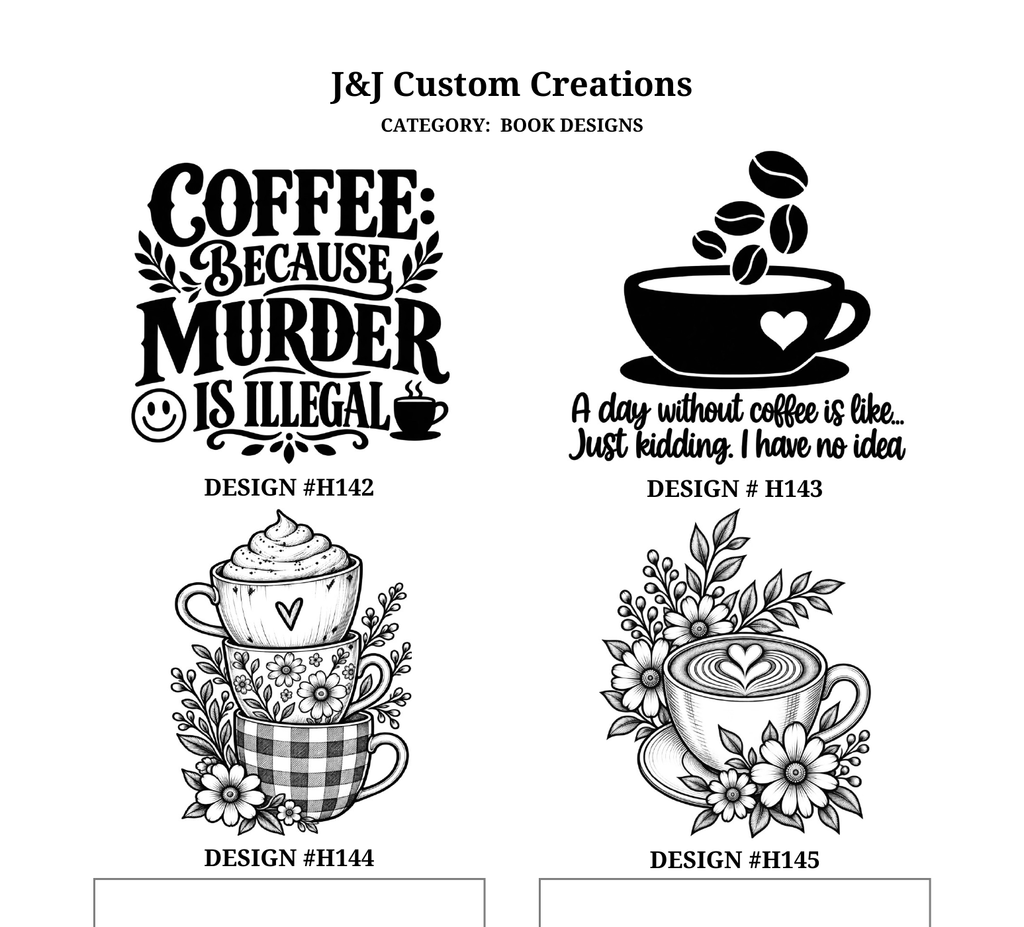 Coffee Laser Engraved Cutting Boards – Choose Your Design