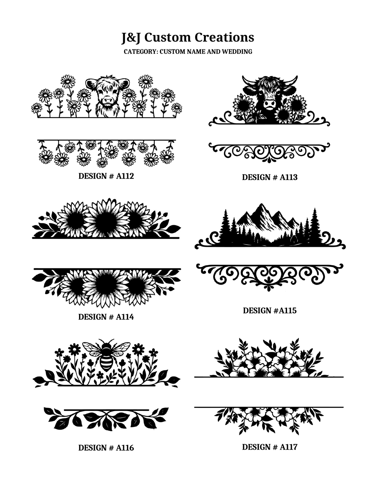 Custom Names & Wedding Laser Engraved Cutting Boards – Choose Your Design