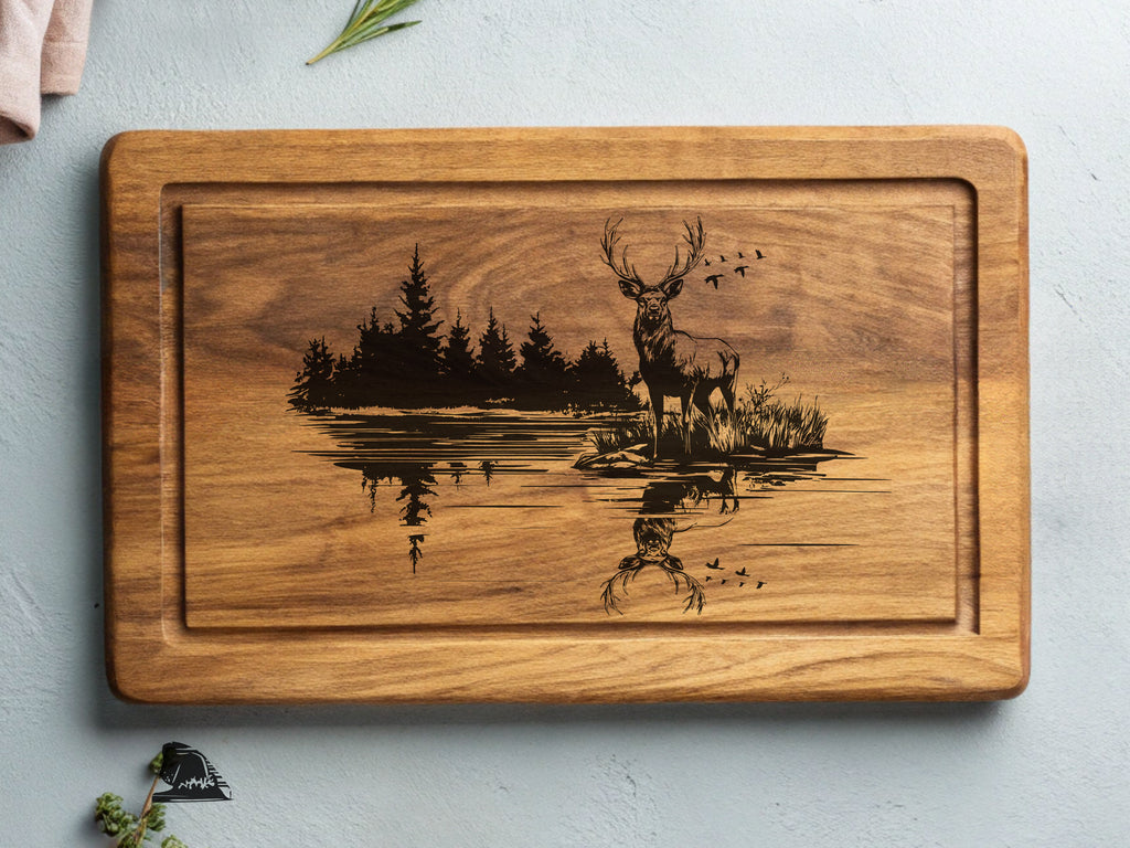 Outdoor  Wildlife, Cutting Boards Laser Engraved Cutting Boards – Choose Your Design