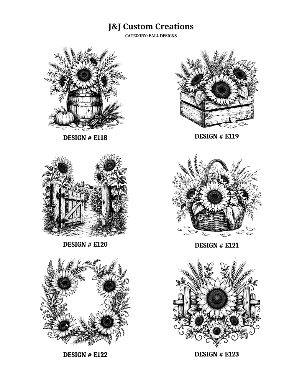 Fall Laser Engraved Cutting Boards – Choose Your Design