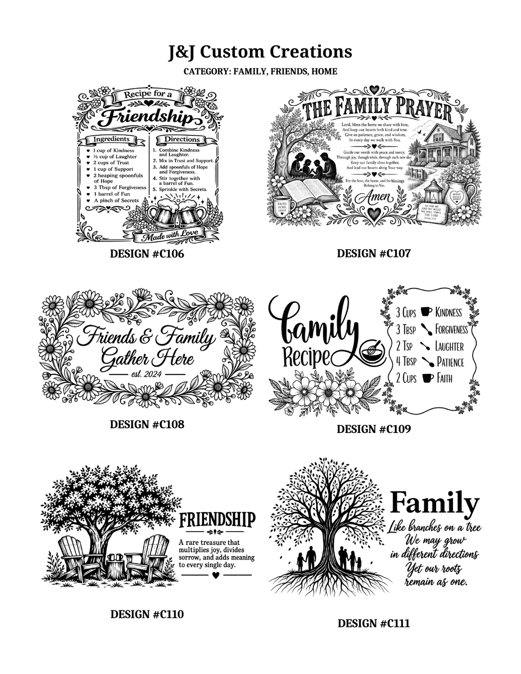Kitchen Laser Engraved Cutting Boards – Choose Your Design
