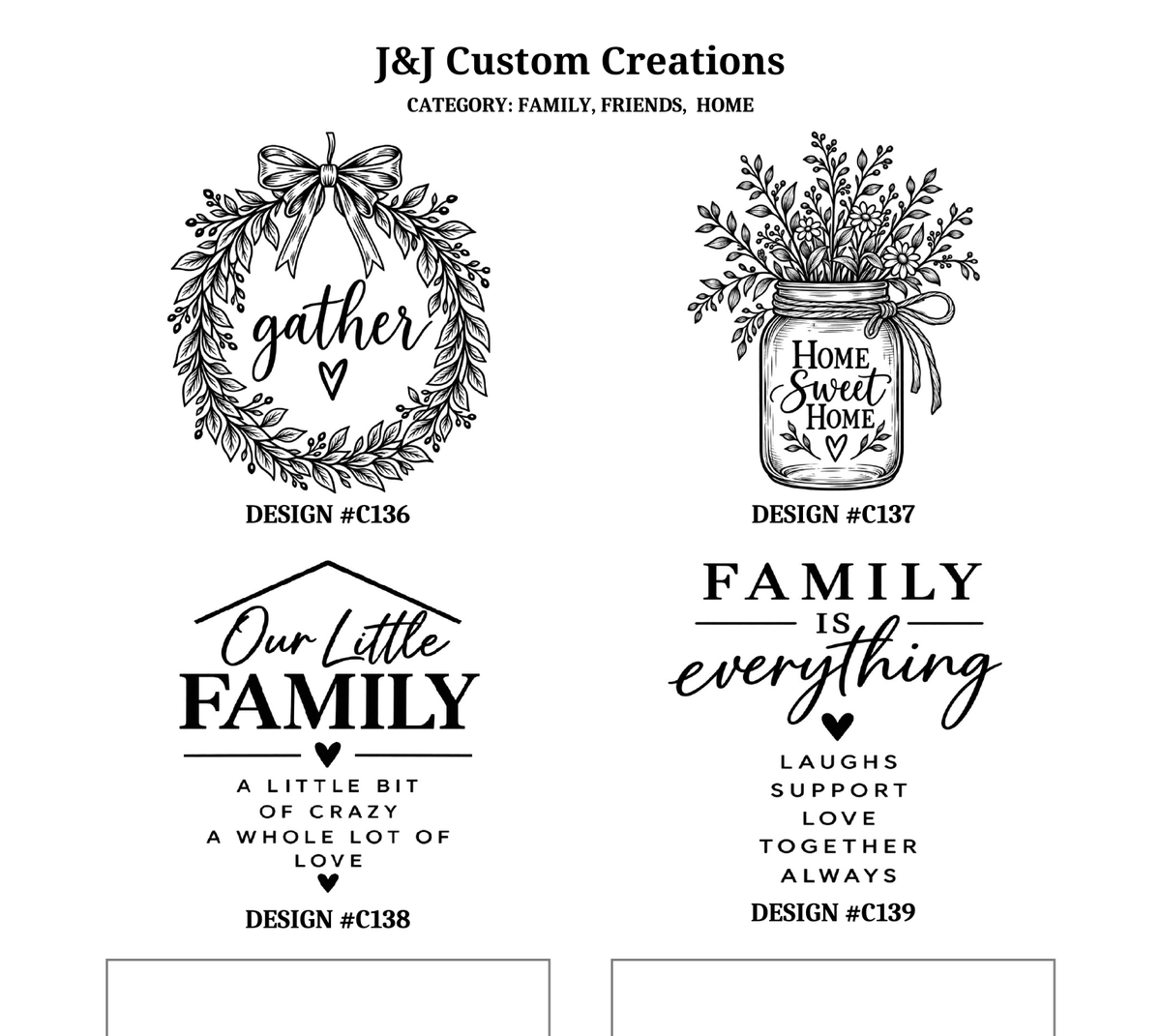 Family, Friends & Home Laser Engraved Cutting Boards – Choose Your Design.