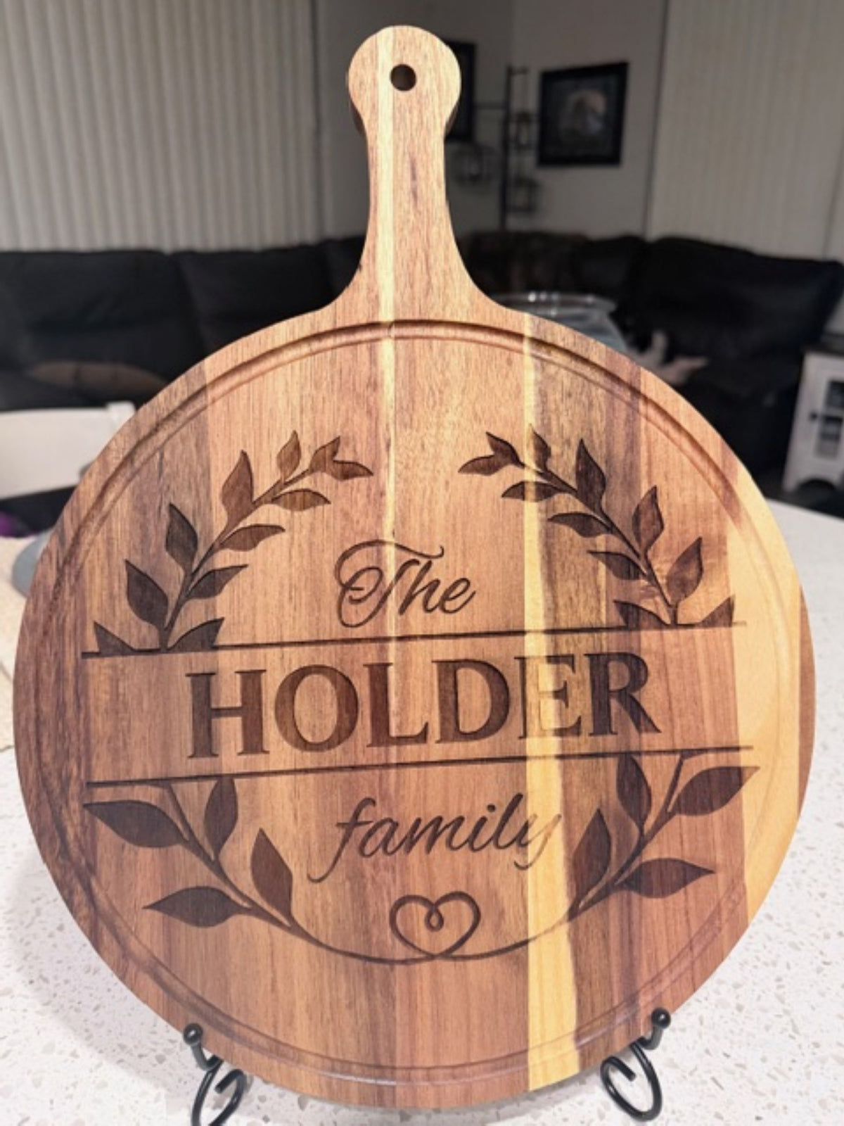 Custom Names & Wedding Laser Engraved Cutting Boards – Choose Your Design