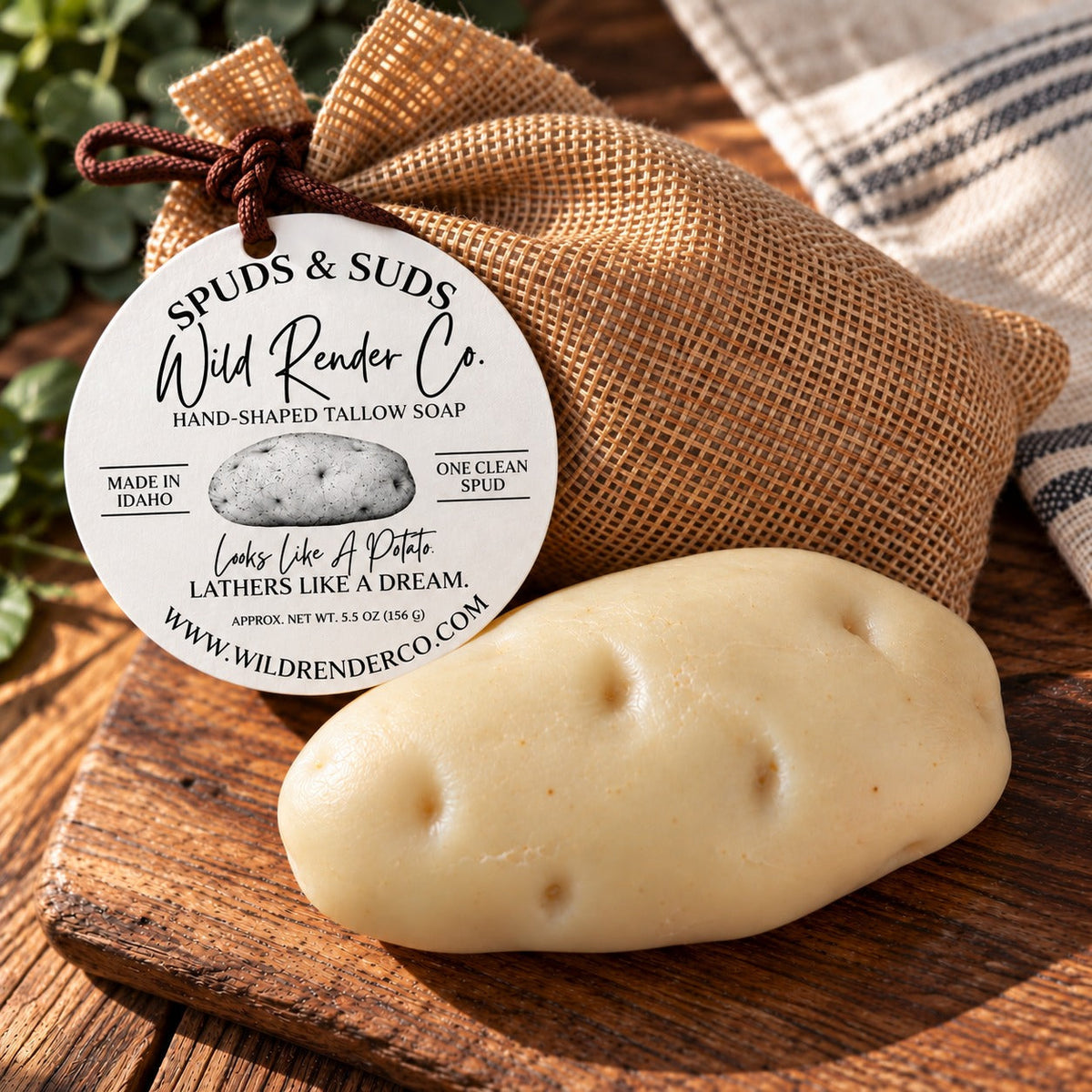 Spuds & Suds Soap